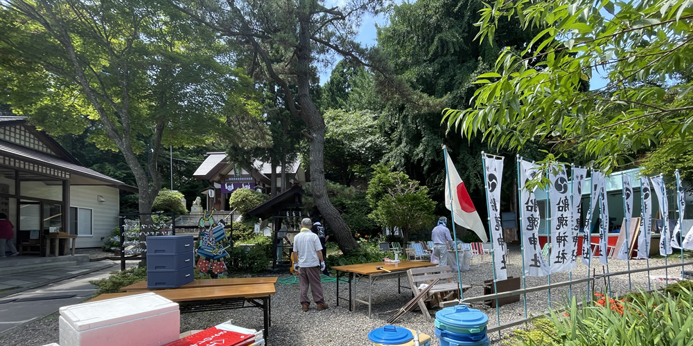 函館 船魂神社 例大祭の様子1